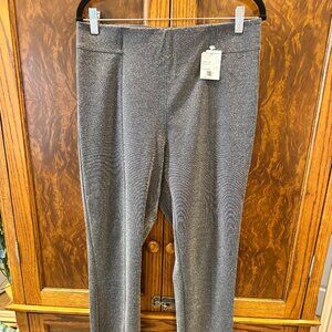 H&M Silver Metallic Ankle Pants – Size 16